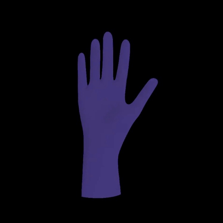 UNIGLOVES Pearl Nitrile COBALT